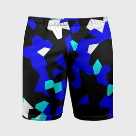 Мужские шорты спортивные с принтом Абстрактные геометрические фигурки в Курске,  |  | Тематика изображения на принте: 
