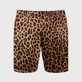 Мужские шорты спортивные с принтом Цвет дикого леопарда в Тюмени,  |  | 