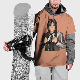 Накидка на куртку 3D с принтом Michael Jackson MJ в Курске, 100% полиэстер |  | Тематика изображения на принте: 