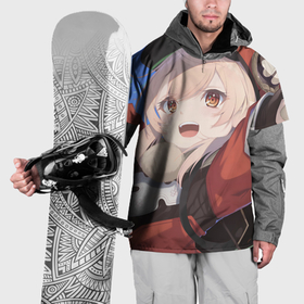 Накидка на куртку 3D с принтом Genshin Impact Klee cute happy в Курске, 100% полиэстер |  | Тематика изображения на принте: 