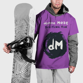 Накидка на куртку 3D с принтом Depeche Mode devotional tour в Кировске, 100% полиэстер |  | 