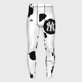Мужские тайтсы 3D с принтом New York yankees   baseball team pattern в Петрозаводске,  |  | Тематика изображения на принте: 