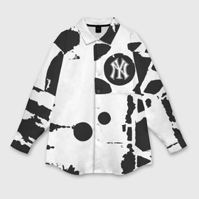 Мужская рубашка oversize 3D с принтом New York yankees   baseball team pattern в Курске,  |  | 