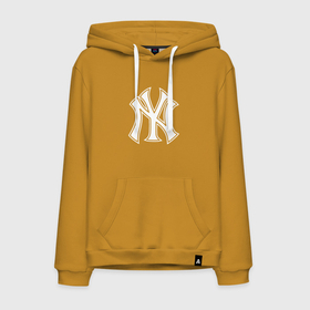 Мужская толстовка хлопок с принтом New York yankees   baseball logo в Курске, френч-терри, мягкий теплый начес внутри (100% хлопок) | карман-кенгуру, эластичные манжеты и нижняя кромка, капюшон с подкладом и шнурком | 