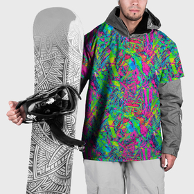 Накидка на куртку 3D с принтом Refraction of colors в Белгороде, 100% полиэстер |  | Тематика изображения на принте: 