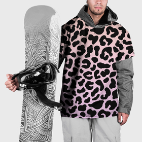 Накидка на куртку 3D с принтом Розовый леопардовый в Курске, 100% полиэстер |  | Тематика изображения на принте: 