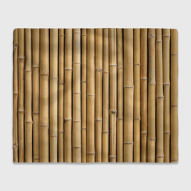 Плед 3D с принтом Стволы бамбука , 100% полиэстер | закругленные углы, все края обработаны. Ткань не мнется и не растягивается | 
