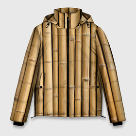 Мужская зимняя куртка 3D с принтом Стволы бамбука в Курске, верх — 100% полиэстер; подкладка — 100% полиэстер; утеплитель — 100% полиэстер | длина ниже бедра, свободный силуэт Оверсайз. Есть воротник-стойка, отстегивающийся капюшон и ветрозащитная планка. 

Боковые карманы с листочкой на кнопках и внутренний карман на молнии. | Тематика изображения на принте: 
