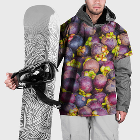 Накидка на куртку 3D с принтом Ягоды манготин в Тюмени, 100% полиэстер |  | 