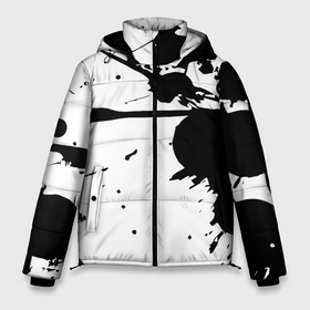 Мужская зимняя куртка 3D с принтом Art blots   vanguard в Петрозаводске, верх — 100% полиэстер; подкладка — 100% полиэстер; утеплитель — 100% полиэстер | длина ниже бедра, свободный силуэт Оверсайз. Есть воротник-стойка, отстегивающийся капюшон и ветрозащитная планка. 

Боковые карманы с листочкой на кнопках и внутренний карман на молнии. | 