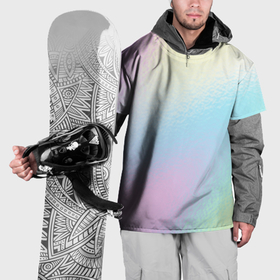 Накидка на куртку 3D с принтом Светлая голография в Санкт-Петербурге, 100% полиэстер |  | 