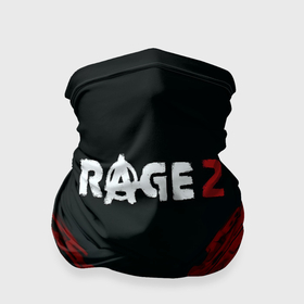 Бандана-труба 3D с принтом Rage 2 game logo апокалипсис в Санкт-Петербурге, 100% полиэстер, ткань с особыми свойствами — Activecool | плотность 150‒180 г/м2; хорошо тянется, но сохраняет форму | 