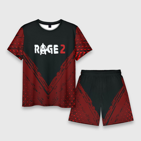 Мужской костюм с шортами 3D с принтом Rage 2 game logo апокалипсис в Санкт-Петербурге,  |  | Тематика изображения на принте: 