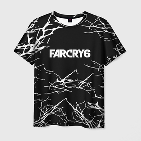 Мужская футболка 3D с принтом Farcry ночь деревья гейм в Санкт-Петербурге, 100% полиэфир | прямой крой, круглый вырез горловины, длина до линии бедер | 