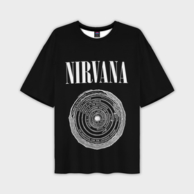 Мужская футболка oversize 3D с принтом Nirvana  Inferno в Рязани,  |  | 