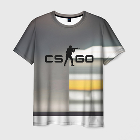 Мужская футболка 3D с принтом Counter Strike go   shooter video game в Петрозаводске, 100% полиэфир | прямой крой, круглый вырез горловины, длина до линии бедер | 