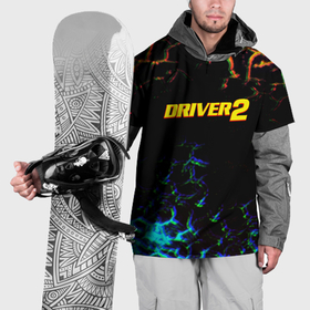 Накидка на куртку 3D с принтом Driver 2 гонки ретро гейм в Санкт-Петербурге, 100% полиэстер |  | 