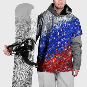 Накидка на куртку 3D с принтом Драгоценные камни России в Курске, 100% полиэстер |  | 