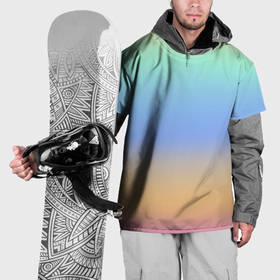 Накидка на куртку 3D с принтом Голографический цветной градиент в Кировске, 100% полиэстер |  | Тематика изображения на принте: 
