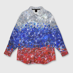 Мужская рубашка oversize 3D с принтом Российские драгоценные камни в Курске,  |  | Тематика изображения на принте: 