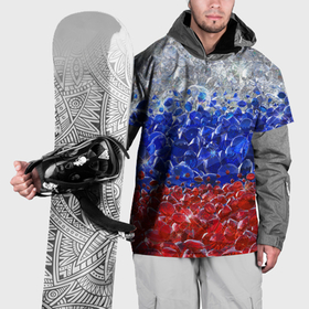 Накидка на куртку 3D с принтом Российские драгоценные камни в Курске, 100% полиэстер |  | 
