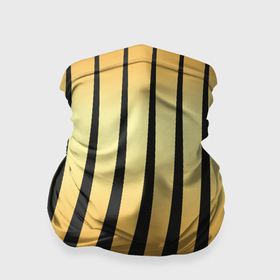 Бандана-труба 3D с принтом Золотой тигровый в Курске, 100% полиэстер, ткань с особыми свойствами — Activecool | плотность 150‒180 г/м2; хорошо тянется, но сохраняет форму | 