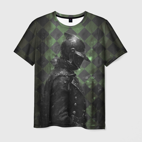 Мужская футболка 3D с принтом Городской патрульный в Кировске, 100% полиэфир | прямой крой, круглый вырез горловины, длина до линии бедер | 