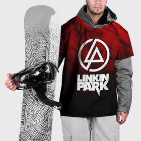Накидка на куртку 3D с принтом Linkin park strom честер в Белгороде, 100% полиэстер |  | Тематика изображения на принте: 