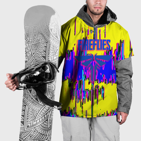 Накидка на куртку 3D с принтом The last of us неоновый стиль в Екатеринбурге, 100% полиэстер |  | 
