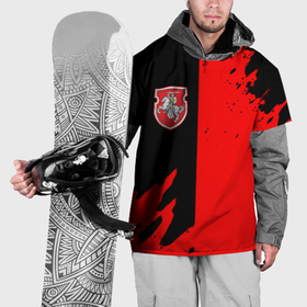 Накидка на куртку 3D с принтом Белоруссия краски текстура , 100% полиэстер |  | Тематика изображения на принте: 