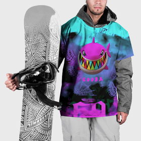 Накидка на куртку 3D с принтом 6ix9ine neon в Екатеринбурге, 100% полиэстер |  | Тематика изображения на принте: 
