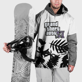 Накидка на куртку 3D с принтом GTA6 tropic game в Кировске, 100% полиэстер |  | 