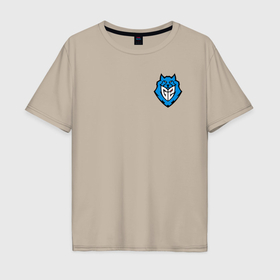 Мужская футболка хлопок Oversize с принтом Cs go G2 arctic в Тюмени, 100% хлопок | свободный крой, круглый ворот, “спинка” длиннее передней части | 