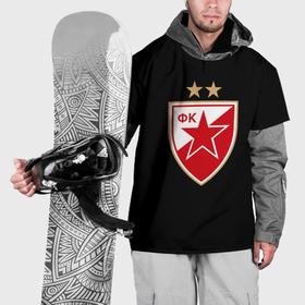 Накидка на куртку 3D с принтом Црвена Звезда logo fc в Кировске, 100% полиэстер |  | Тематика изображения на принте: 