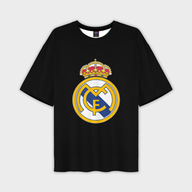 Мужская футболка oversize 3D с принтом Real madrid fc club в Курске,  |  | 