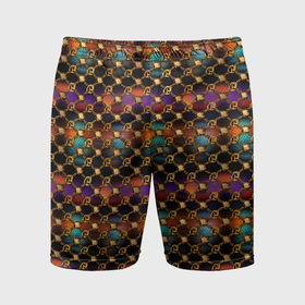Мужские шорты спортивные с принтом Luxury  abstract pattern в Кировске,  |  | 