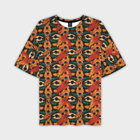 Мужская футболка oversize 3D с принтом Luxury abstract geometry pattern в Тюмени,  |  | Тематика изображения на принте: 