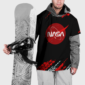 Накидка на куртку 3D с принтом Nasa space colors marine , 100% полиэстер |  | 