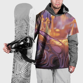 Накидка на куртку 3D с принтом Красочный всплеск в Белгороде, 100% полиэстер |  | Тематика изображения на принте: 