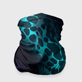 Бандана-труба 3D с принтом Кислотная яркая абстракция в камуфляжном стиле разноцветные оттенки , 100% полиэстер, ткань с особыми свойствами — Activecool | плотность 150‒180 г/м2; хорошо тянется, но сохраняет форму | 
