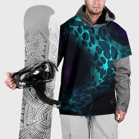 Накидка на куртку 3D с принтом Кислотная яркая абстракция в камуфляжном стиле разноцветные оттенки в Тюмени, 100% полиэстер |  | Тематика изображения на принте: 
