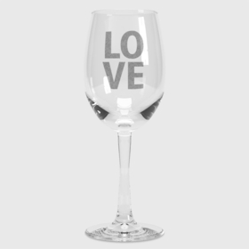 Бокал для вина с принтом True love   love ,  |  | 