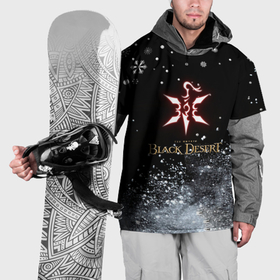 Накидка на куртку 3D с принтом Black desert winter game в Курске, 100% полиэстер |  | Тематика изображения на принте: 