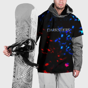 Накидка на куртку 3D с принтом Darksiders space logo , 100% полиэстер |  | 