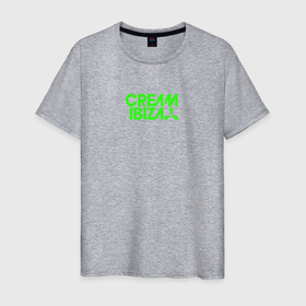 Мужская футболка хлопок с принтом Cream Ibiza , 100% хлопок | прямой крой, круглый вырез горловины, длина до линии бедер, слегка спущенное плечо. | 