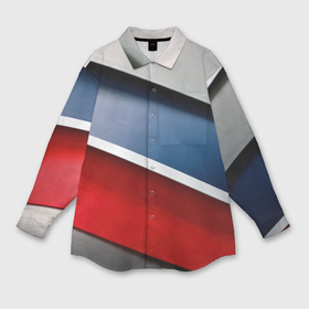 Мужская рубашка oversize 3D с принтом Разноцветная полосы  абстракция в Тюмени,  |  | Тематика изображения на принте: 