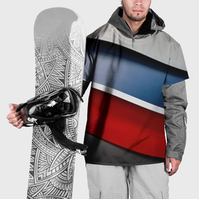 Накидка на куртку 3D с принтом Разноцветная полосы  абстракция в Екатеринбурге, 100% полиэстер |  | 