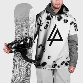 Накидка на куртку 3D с принтом Linkin park краски текстура в Белгороде, 100% полиэстер |  | Тематика изображения на принте: 