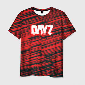 Мужская футболка 3D с принтом Dayz текстура в Курске, 100% полиэфир | прямой крой, круглый вырез горловины, длина до линии бедер | 