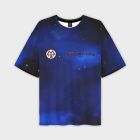 Мужская футболка oversize 3D с принтом Metro 2033 космос в Санкт-Петербурге,  |  | 